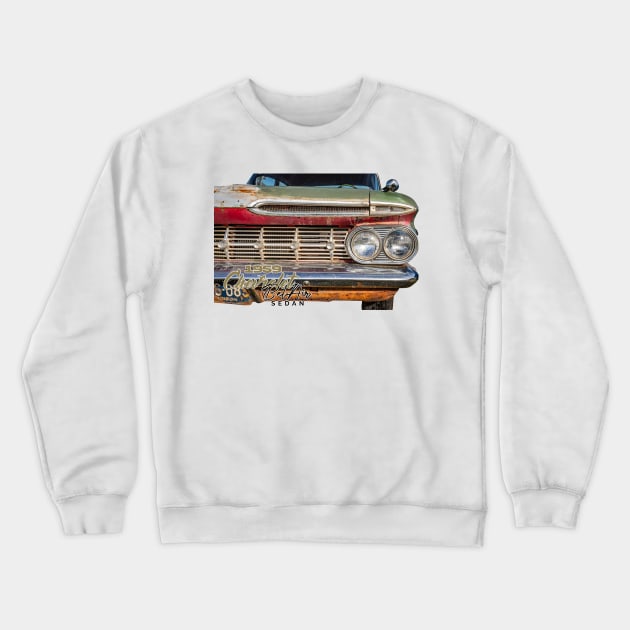 1959 Chevrolet Bel Air Sedan Crewneck Sweatshirt by Gestalt Imagery